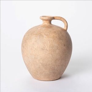 8" x 7" Weathered Jug Vase Brown -Studio McGee